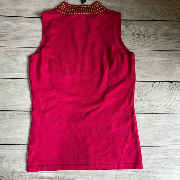 Belldini Fuchsia Top with Gold Studs nwt - Picture 7 of 7